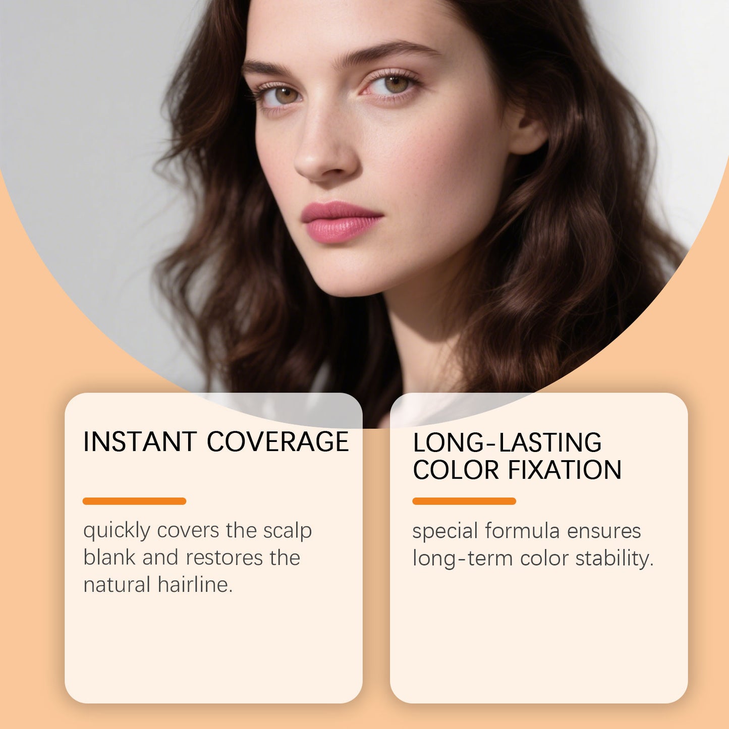 Hoegoa Hair & Scalp Concealer Cream | Seamless Fusion for Instant Thinning Spot Coverage | Waterproof, Sweat-Resistant & Long-Lasting | Universal for All Hair Types-V