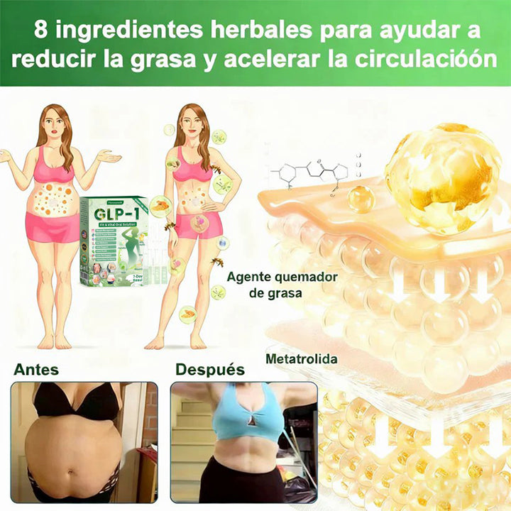 𝑭𝒍𝒐𝒓𝒂𝒗𝒚𝒏𝒆® 𝑮𝑳𝑷-1 8 𝒆𝒏 1 𝑭𝒊𝒕 & 𝑽𝒊𝒕𝒂𝒍 (𝒔𝒐𝒍𝒐 𝒖𝒏𝒂 𝒗𝒆𝒛 𝒂𝒍 𝒅𝒊́𝒂, 𝒄𝒂𝒎𝒃𝒊𝒐𝒔 𝒗𝒊𝒔𝒊𝒃𝒍𝒆𝒔 𝒆𝒏 7 𝒅𝒊́𝒂𝒔) √ 𝑷𝒂𝒓𝒂 𝒐𝒃𝒆𝒔𝒊𝒅𝒂𝒅, 𝒔𝒂𝒍𝒖𝒅 𝒄𝒂𝒓𝒅𝒊𝒐𝒗𝒂𝒔𝒄𝒖𝒍𝒂𝒓, 𝒅𝒊𝒂𝒃𝒆𝒕𝒆𝒔, 𝒂𝒑𝒏𝒆𝒂 𝒅𝒆𝒍 𝒔𝒖𝒆𝒏̃𝒐, 𝒔𝒂𝒍𝒖𝒅 𝒊𝒏𝒕𝒆𝒔𝒕𝒊𝒏𝒂𝒍, 𝒑𝒓𝒐𝒃𝒍𝒆𝒎𝒂𝒔 𝒂𝒓𝒕𝒊𝒄𝒖𝒍𝒂𝒓𝒆𝒔 𝒚 𝒎𝒂́𝒔-OA