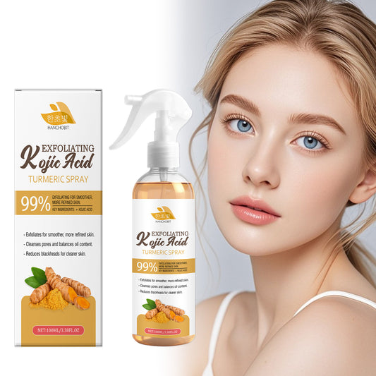 Hanchobit Exfoliating Turmeric Spray | With Kojic Acid, Lactic Acid & Salicylic Acid | For Smoother Skin, Pore Cleansing & Blackhead Reduction-V