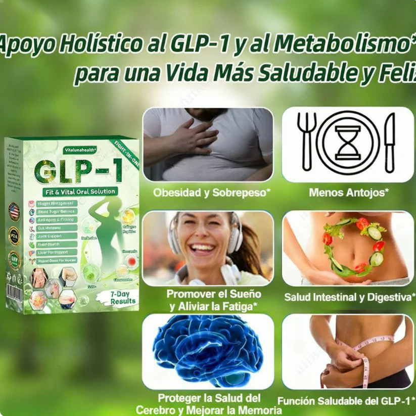 𝑽𝒊𝒕𝒂𝒍𝒖𝒏𝒂𝒉𝒆𝒂𝒍𝒕𝒉® 𝑮𝑳𝑷-1 8 𝒆𝒏 1 𝑭𝒊𝒕 & 𝑽𝒊𝒕𝒂𝒍 (𝒔𝒐𝒍𝒐 𝒖𝒏𝒂 𝒗𝒆𝒛 𝒂𝒍 𝒅𝒊́𝒂, 𝒄𝒂𝒎𝒃𝒊𝒐𝒔 𝒗𝒊𝒔𝒊𝒃𝒍𝒆𝒔 𝒆𝒏 7 𝒅𝒊́𝒂𝒔) √ 𝑷𝒂𝒓𝒂 𝒐𝒃𝒆𝒔𝒊𝒅𝒂𝒅, 𝒔𝒂𝒍𝒖𝒅 𝒄𝒂𝒓𝒅𝒊𝒐𝒗𝒂𝒔𝒄𝒖𝒍𝒂𝒓, 𝒅𝒊𝒂𝒃𝒆𝒕𝒆𝒔, 𝒂𝒑𝒏𝒆𝒂 𝒅𝒆𝒍 𝒔𝒖𝒆𝒏̃𝒐, 𝒔𝒂𝒍𝒖𝒅 𝒊𝒏𝒕𝒆𝒔𝒕𝒊𝒏𝒂𝒍, 𝒑𝒓𝒐𝒃𝒍𝒆𝒎𝒂𝒔 𝒂𝒓𝒕𝒊𝒄𝒖𝒍𝒂𝒓𝒆𝒔 𝒚 𝒎𝒂́𝒔-YH