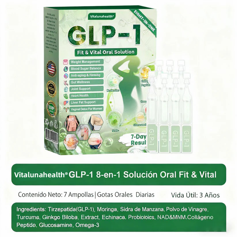 𝑽𝒊𝒕𝒂𝒍𝒖𝒏𝒂𝒉𝒆𝒂𝒍𝒕𝒉® 𝑮𝑳𝑷-1 8 𝒆𝒏 1 𝑭𝒊𝒕 & 𝑽𝒊𝒕𝒂𝒍 (𝒔𝒐𝒍𝒐 𝒖𝒏𝒂 𝒗𝒆𝒛 𝒂𝒍 𝒅𝒊́𝒂, 𝒄𝒂𝒎𝒃𝒊𝒐𝒔 𝒗𝒊𝒔𝒊𝒃𝒍𝒆𝒔 𝒆𝒏 7 𝒅𝒊́𝒂𝒔) √ 𝑷𝒂𝒓𝒂 𝒐𝒃𝒆𝒔𝒊𝒅𝒂𝒅, 𝒔𝒂𝒍𝒖𝒅 𝒄𝒂𝒓𝒅𝒊𝒐𝒗𝒂𝒔𝒄𝒖𝒍𝒂𝒓, 𝒅𝒊𝒂𝒃𝒆𝒕𝒆𝒔, 𝒂𝒑𝒏𝒆𝒂 𝒅𝒆𝒍 𝒔𝒖𝒆𝒏̃𝒐, 𝒔𝒂𝒍𝒖𝒅 𝒊𝒏𝒕𝒆𝒔𝒕𝒊𝒏𝒂𝒍, 𝒑𝒓𝒐𝒃𝒍𝒆𝒎𝒂𝒔 𝒂𝒓𝒕𝒊𝒄𝒖𝒍𝒂𝒓𝒆𝒔 𝒚 𝒎𝒂́𝒔-YH