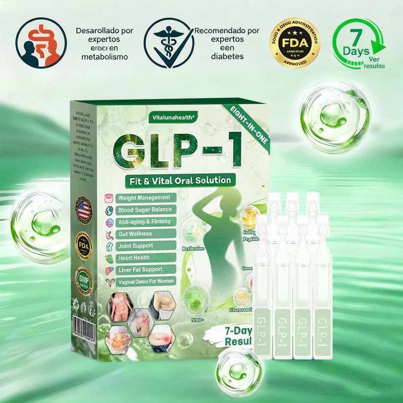 𝑽𝒊𝒕𝒂𝒍𝒖𝒏𝒂𝒉𝒆𝒂𝒍𝒕𝒉® 𝑮𝑳𝑷-1 8 𝒆𝒏 1 𝑭𝒊𝒕 & 𝑽𝒊𝒕𝒂𝒍 (𝒔𝒐𝒍𝒐 𝒖𝒏𝒂 𝒗𝒆𝒛 𝒂𝒍 𝒅𝒊́𝒂, 𝒄𝒂𝒎𝒃𝒊𝒐𝒔 𝒗𝒊𝒔𝒊𝒃𝒍𝒆𝒔 𝒆𝒏 7 𝒅𝒊́𝒂𝒔) √ 𝑷𝒂𝒓𝒂 𝒐𝒃𝒆𝒔𝒊𝒅𝒂𝒅, 𝒔𝒂𝒍𝒖𝒅 𝒄𝒂𝒓𝒅𝒊𝒐𝒗𝒂𝒔𝒄𝒖𝒍𝒂𝒓, 𝒅𝒊𝒂𝒃𝒆𝒕𝒆𝒔, 𝒂𝒑𝒏𝒆𝒂 𝒅𝒆𝒍 𝒔𝒖𝒆𝒏̃𝒐, 𝒔𝒂𝒍𝒖𝒅 𝒊𝒏𝒕𝒆𝒔𝒕𝒊𝒏𝒂𝒍, 𝒑𝒓𝒐𝒃𝒍𝒆𝒎𝒂𝒔 𝒂𝒓𝒕𝒊𝒄𝒖𝒍𝒂𝒓𝒆𝒔 𝒚 𝒎𝒂́𝒔-YH