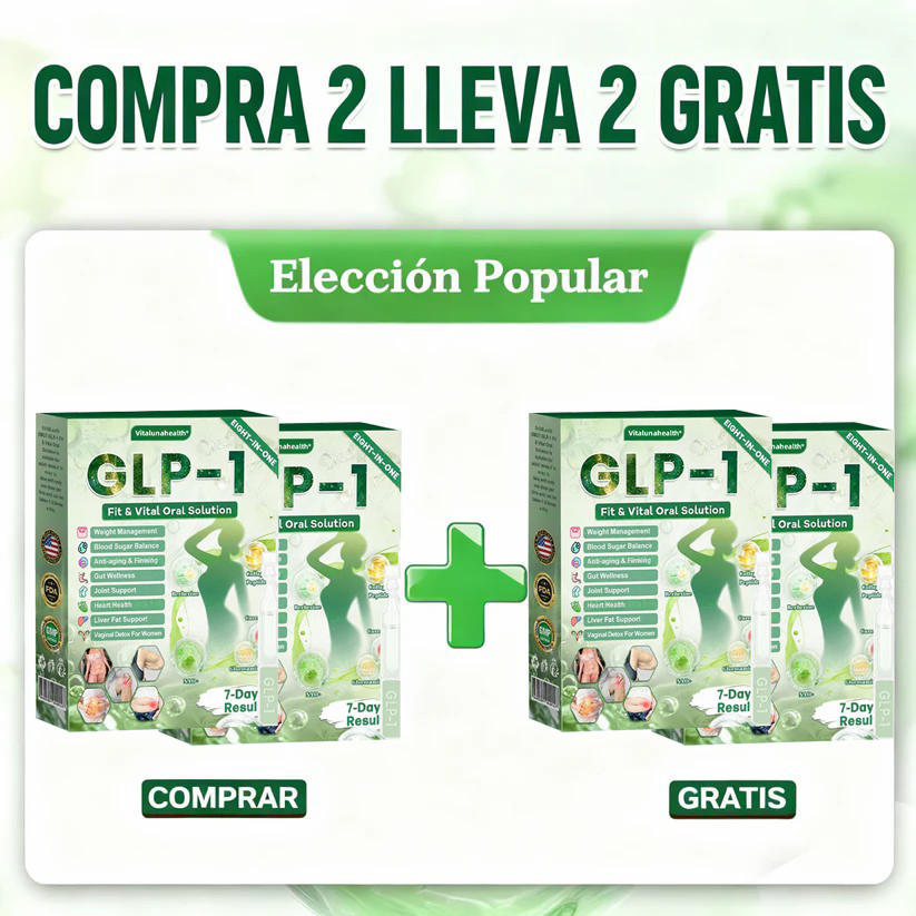 𝑽𝒊𝒕𝒂𝒍𝒖𝒏𝒂𝒉𝒆𝒂𝒍𝒕𝒉® 𝑮𝑳𝑷-1 8 𝒆𝒏 1 𝑭𝒊𝒕 & 𝑽𝒊𝒕𝒂𝒍 (𝒔𝒐𝒍𝒐 𝒖𝒏𝒂 𝒗𝒆𝒛 𝒂𝒍 𝒅𝒊́𝒂, 𝒄𝒂𝒎𝒃𝒊𝒐𝒔 𝒗𝒊𝒔𝒊𝒃𝒍𝒆𝒔 𝒆𝒏 7 𝒅𝒊́𝒂𝒔) √ 𝑷𝒂𝒓𝒂 𝒐𝒃𝒆𝒔𝒊𝒅𝒂𝒅, 𝒔𝒂𝒍𝒖𝒅 𝒄𝒂𝒓𝒅𝒊𝒐𝒗𝒂𝒔𝒄𝒖𝒍𝒂𝒓, 𝒅𝒊𝒂𝒃𝒆𝒕𝒆𝒔, 𝒂𝒑𝒏𝒆𝒂 𝒅𝒆𝒍 𝒔𝒖𝒆𝒏̃𝒐, 𝒔𝒂𝒍𝒖𝒅 𝒊𝒏𝒕𝒆𝒔𝒕𝒊𝒏𝒂𝒍, 𝒑𝒓𝒐𝒃𝒍𝒆𝒎𝒂𝒔 𝒂𝒓𝒕𝒊𝒄𝒖𝒍𝒂𝒓𝒆𝒔 𝒚 𝒎𝒂́𝒔-YH