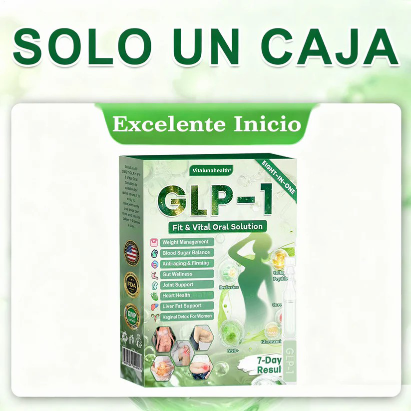 𝑽𝒊𝒕𝒂𝒍𝒖𝒏𝒂𝒉𝒆𝒂𝒍𝒕𝒉® 𝑮𝑳𝑷-1 8 𝒆𝒏 1 𝑭𝒊𝒕 & 𝑽𝒊𝒕𝒂𝒍 (𝒔𝒐𝒍𝒐 𝒖𝒏𝒂 𝒗𝒆𝒛 𝒂𝒍 𝒅𝒊́𝒂, 𝒄𝒂𝒎𝒃𝒊𝒐𝒔 𝒗𝒊𝒔𝒊𝒃𝒍𝒆𝒔 𝒆𝒏 7 𝒅𝒊́𝒂𝒔) √ 𝑷𝒂𝒓𝒂 𝒐𝒃𝒆𝒔𝒊𝒅𝒂𝒅, 𝒔𝒂𝒍𝒖𝒅 𝒄𝒂𝒓𝒅𝒊𝒐𝒗𝒂𝒔𝒄𝒖𝒍𝒂𝒓, 𝒅𝒊𝒂𝒃𝒆𝒕𝒆𝒔, 𝒂𝒑𝒏𝒆𝒂 𝒅𝒆𝒍 𝒔𝒖𝒆𝒏̃𝒐, 𝒔𝒂𝒍𝒖𝒅 𝒊𝒏𝒕𝒆𝒔𝒕𝒊𝒏𝒂𝒍, 𝒑𝒓𝒐𝒃𝒍𝒆𝒎𝒂𝒔 𝒂𝒓𝒕𝒊𝒄𝒖𝒍𝒂𝒓𝒆𝒔 𝒚 𝒎𝒂́𝒔-YH