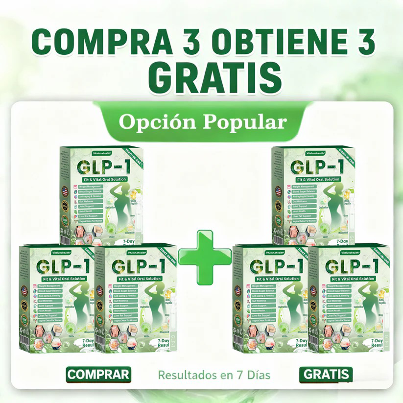 𝑽𝒊𝒕𝒂𝒍𝒖𝒏𝒂𝒉𝒆𝒂𝒍𝒕𝒉® 𝑮𝑳𝑷-1 8 𝒆𝒏 1 𝑭𝒊𝒕 & 𝑽𝒊𝒕𝒂𝒍 (𝒔𝒐𝒍𝒐 𝒖𝒏𝒂 𝒗𝒆𝒛 𝒂𝒍 𝒅𝒊́𝒂, 𝒄𝒂𝒎𝒃𝒊𝒐𝒔 𝒗𝒊𝒔𝒊𝒃𝒍𝒆𝒔 𝒆𝒏 7 𝒅𝒊́𝒂𝒔) √ 𝑷𝒂𝒓𝒂 𝒐𝒃𝒆𝒔𝒊𝒅𝒂𝒅, 𝒔𝒂𝒍𝒖𝒅 𝒄𝒂𝒓𝒅𝒊𝒐𝒗𝒂𝒔𝒄𝒖𝒍𝒂𝒓, 𝒅𝒊𝒂𝒃𝒆𝒕𝒆𝒔, 𝒂𝒑𝒏𝒆𝒂 𝒅𝒆𝒍 𝒔𝒖𝒆𝒏̃𝒐, 𝒔𝒂𝒍𝒖𝒅 𝒊𝒏𝒕𝒆𝒔𝒕𝒊𝒏𝒂𝒍, 𝒑𝒓𝒐𝒃𝒍𝒆𝒎𝒂𝒔 𝒂𝒓𝒕𝒊𝒄𝒖𝒍𝒂𝒓𝒆𝒔 𝒚 𝒎𝒂́𝒔-YH