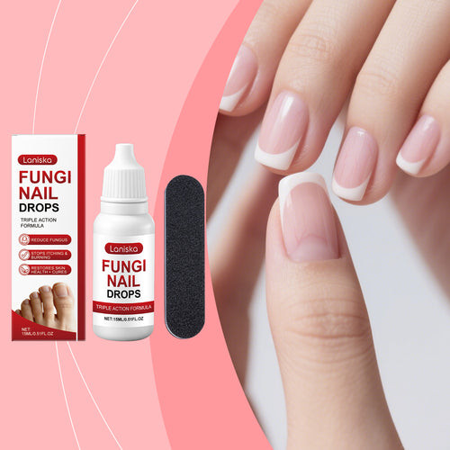 Laniska Nail Care Drops - Gently nourishes with herbal extracts, enhances nail surface shine and smoothness, daily care solution-3@OK