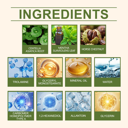 AMZ Leg Care Cream: Gentle Formula for Nourishing and Soothing Leg Skin, Ideal for Daily Massage and Application-ZZ