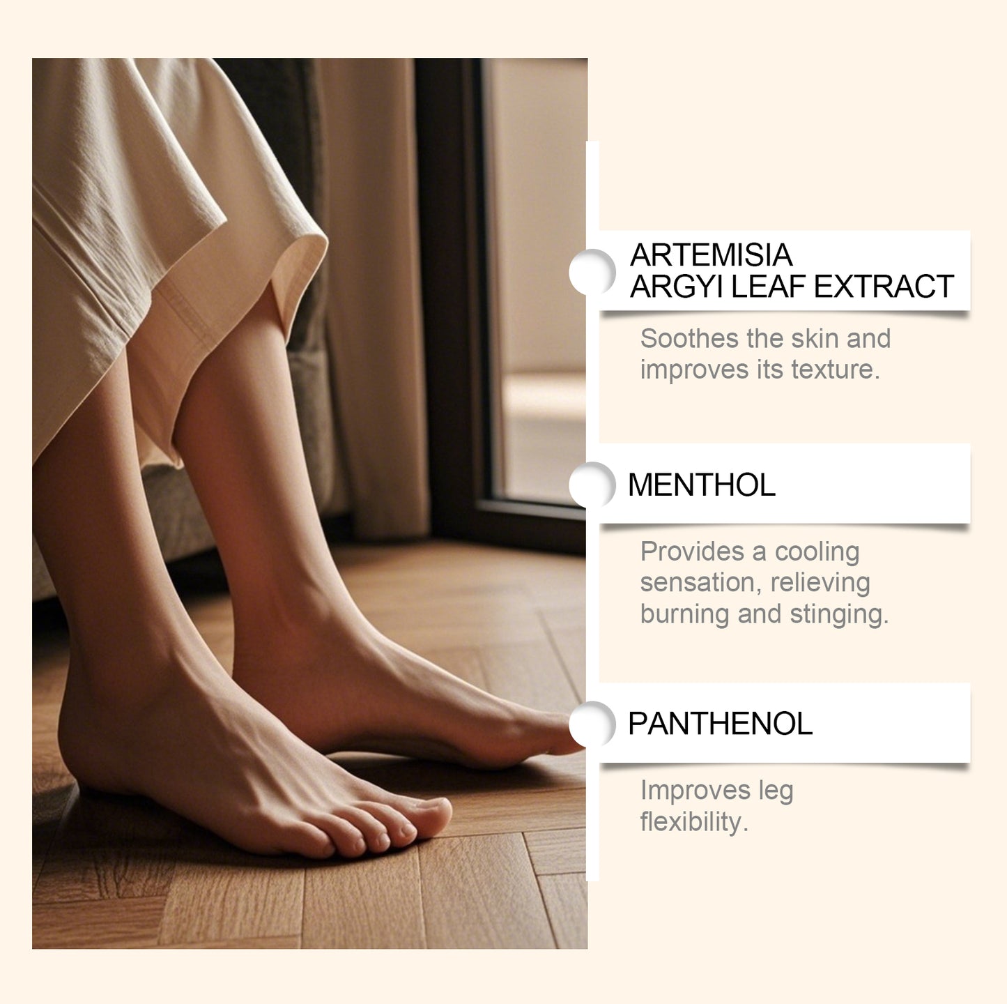 AMZ Leg Care Cream: Gentle Formula for Nourishing and Soothing Leg Skin, Ideal for Daily Massage and Application-ZZ