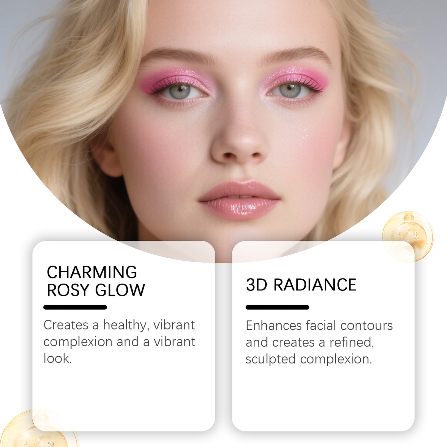 Zephoco Rose Pink Long-Lasting Blush Stick - Easy to Blend & Pigmented for a Daily Aura-CJY