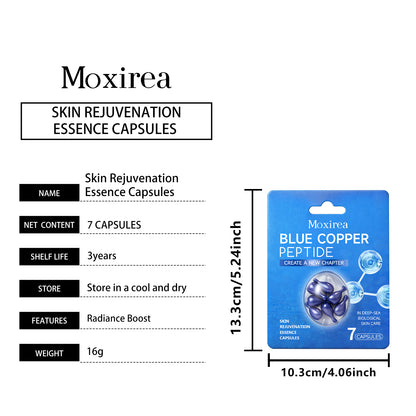 Moxirea GHK-Cu Essence Milk: Gentle Moisturizing Face Essence for Refined, Hydrated, and Bouncy Skin-ZZ