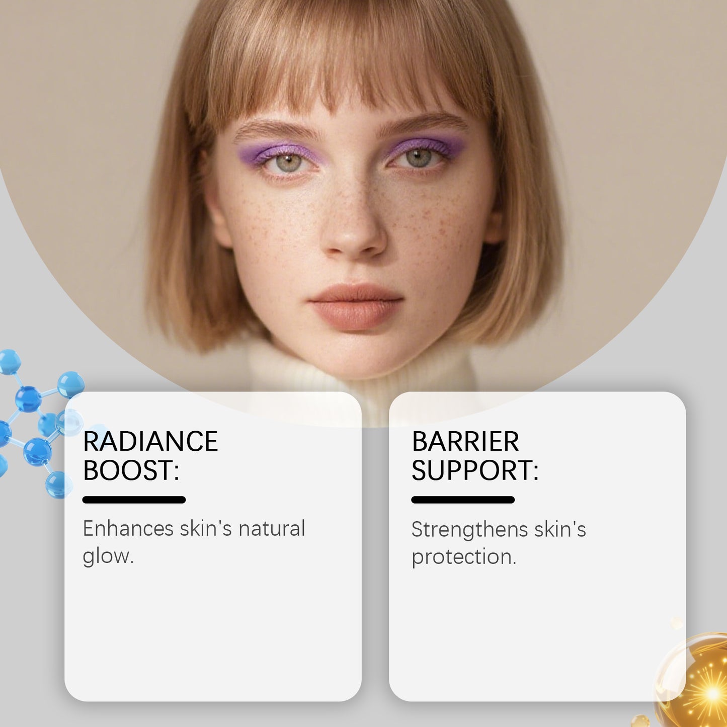 Moxirea GHK-Cu Essence Milk: Gentle Moisturizing Face Essence for Refined, Hydrated, and Bouncy Skin-ZZ