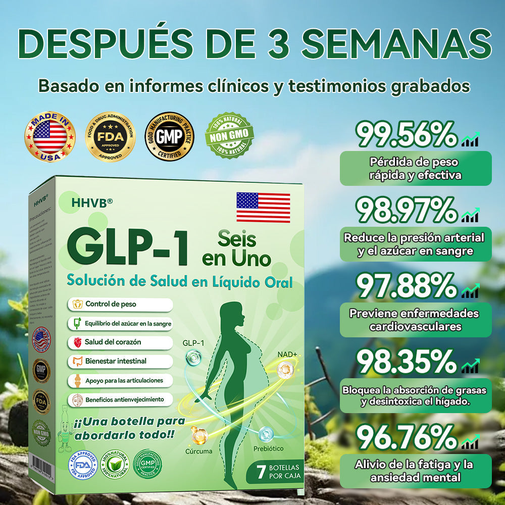 Tienda Oficial |𝑭𝒍𝒐𝒓𝒂𝒗𝒚𝒏𝒆®🎈🎈𝑺𝒐𝒍𝒖𝒄𝒊ó𝒏 𝒐𝒓𝒂𝒍 𝒍í𝒒𝒖𝒊𝒅𝒂 𝐆𝑳𝑷-1 𝒔𝒆𝒊𝒔 𝒆𝒏 𝒖𝒏𝒐 (Solo una dosis al día, cambios visibles en 7 días) 💎 Para obesidad, salud cardiovascular, diabetes, apnea del sueño, problemas articulares y más.
