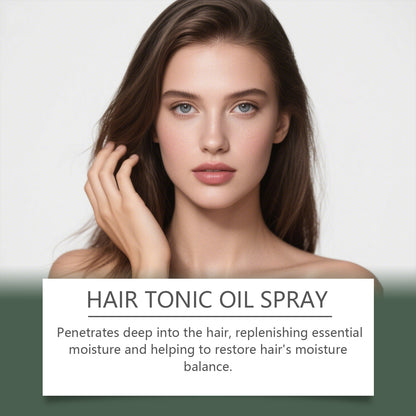 Hoegoa Hair Oil Spray - Moisturizes hair, nourishes the scalp, hydrates and strengthens locks, silkening hair care spray-3@OK