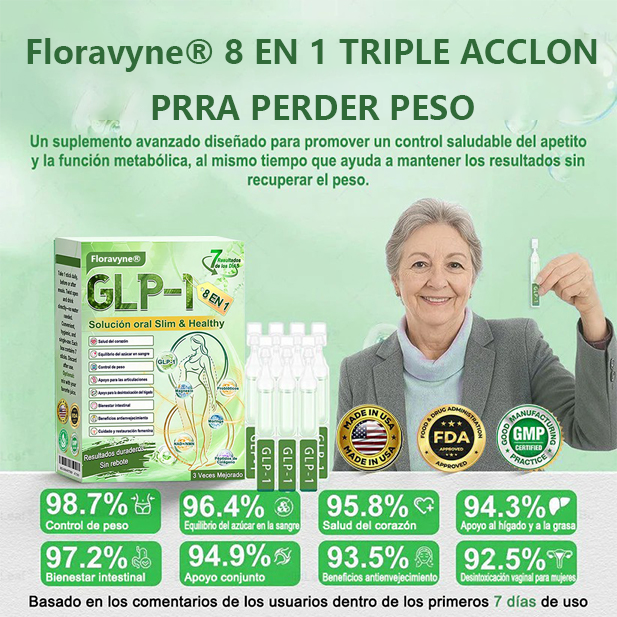 𝑻𝒊𝒆𝒏𝒅𝒂 𝑶𝒇𝒊𝒄𝒊𝒂𝒍 | 𝑭𝒍𝒐𝒓𝒂𝒗𝒚𝒏𝒆® 𝑮𝑳𝑷-1 8 𝒆𝒏 1 𝑺𝒐𝒍𝒖𝒄𝒊𝒐́𝒏 𝑶𝒓𝒂𝒍 𝑺𝒍𝒊𝒎 & 𝑯𝒆𝒂𝒍𝒕𝒉𝒚 🌿 𝑼𝒏𝒂 𝒅𝒐𝒔𝒊𝒔 𝒂𝒍 𝒅𝒊́𝒂, 𝒓𝒆𝒔𝒖𝒍𝒕𝒂𝒅𝒐𝒔 𝒆𝒏 7 𝒅𝒊́𝒂𝒔 ✅ 𝑪𝒐𝒏𝒕𝒓𝒐𝒍 𝒅𝒆 𝒐𝒃𝒆𝒔𝒊𝒅𝒂𝒅, 𝒅𝒊𝒂𝒃𝒆𝒕𝒆𝒔, 𝒔𝒂𝒍𝒖𝒅 𝒊𝒏𝒕𝒆𝒔𝒕𝒊𝒏𝒂𝒍 𝒚 𝒂𝒓𝒕𝒊𝒄𝒖𝒍𝒂𝒓, 𝒎𝒆𝒋𝒐𝒓𝒂 𝒆𝒍 𝒄𝒐𝒓𝒂𝒛𝒐́𝒏, 𝒍𝒂 𝒑𝒊𝒆𝒍 𝒚 𝒍𝒂 𝒆𝒏𝒆𝒓𝒈𝒊́𝒂.-MX