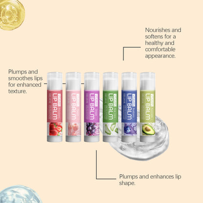 EELHOE Nourishing Lip Balm Set - Daily Moisturizing Care with Gentle Formula for Soft, Supple Lips-YQ