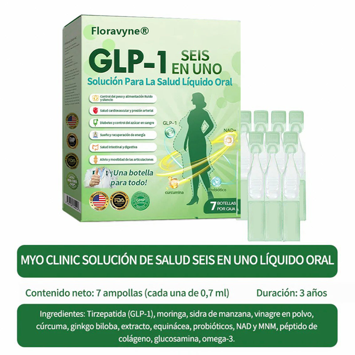 𝑭𝒍𝒐𝒓𝒂𝒗𝒚𝒏𝒆® 𝐓𝐢𝐞𝐧𝐝𝐚 𝐎𝐟𝐢𝐜𝐢𝐚𝐥 | 𝑭𝒍𝒐𝒓𝒂𝒗𝒚𝒏𝒆® 𝐆𝐋𝐏-𝟏 𝐒𝐨𝐥𝐮𝐜𝐢𝐨́𝐧 𝐎𝐫𝐚𝐥 𝐝𝐞 𝐒𝐚𝐥𝐮𝐝 𝐒𝐞𝐢𝐬 𝐞𝐧 𝐔𝐧𝐨 (𝐒𝐨́𝐥𝐨 𝐮𝐧𝐚 𝐯𝐞𝐳 𝐚𝐥 𝐝𝐢́𝐚, 𝐜𝐚𝐦𝐛𝐢𝐨𝐬 𝐯𝐢𝐬𝐢𝐛𝐥𝐞𝐬 𝐞𝐧 𝟕 𝐝𝐢́𝐚𝐬) ✅ 𝐏𝐚𝐫𝐚 𝐥𝐚 𝐨𝐛𝐞𝐬𝐢𝐝𝐚𝐝, 𝐬𝐚𝐥𝐮𝐝 𝐜𝐚𝐫𝐝𝐢𝐨𝐯𝐚𝐬𝐜𝐮𝐥𝐚𝐫, 𝐝𝐢𝐚𝐛𝐞𝐭𝐞𝐬, 𝐚𝐩𝐧𝐞𝐚 𝐝𝐞𝐥 𝐬𝐮𝐞𝐧̃𝐨, 𝐬𝐚𝐥𝐮𝐝 𝐝𝐢𝐠𝐞𝐬𝐭𝐢𝐯𝐚, 𝐩𝐫𝐨𝐛𝐥𝐞𝐦𝐚𝐬 𝐚𝐫𝐭𝐢𝐜𝐮𝐥𝐚𝐫𝐞𝐬 𝐲 𝐦𝐚́𝐬-𝐂𝐉𝐘