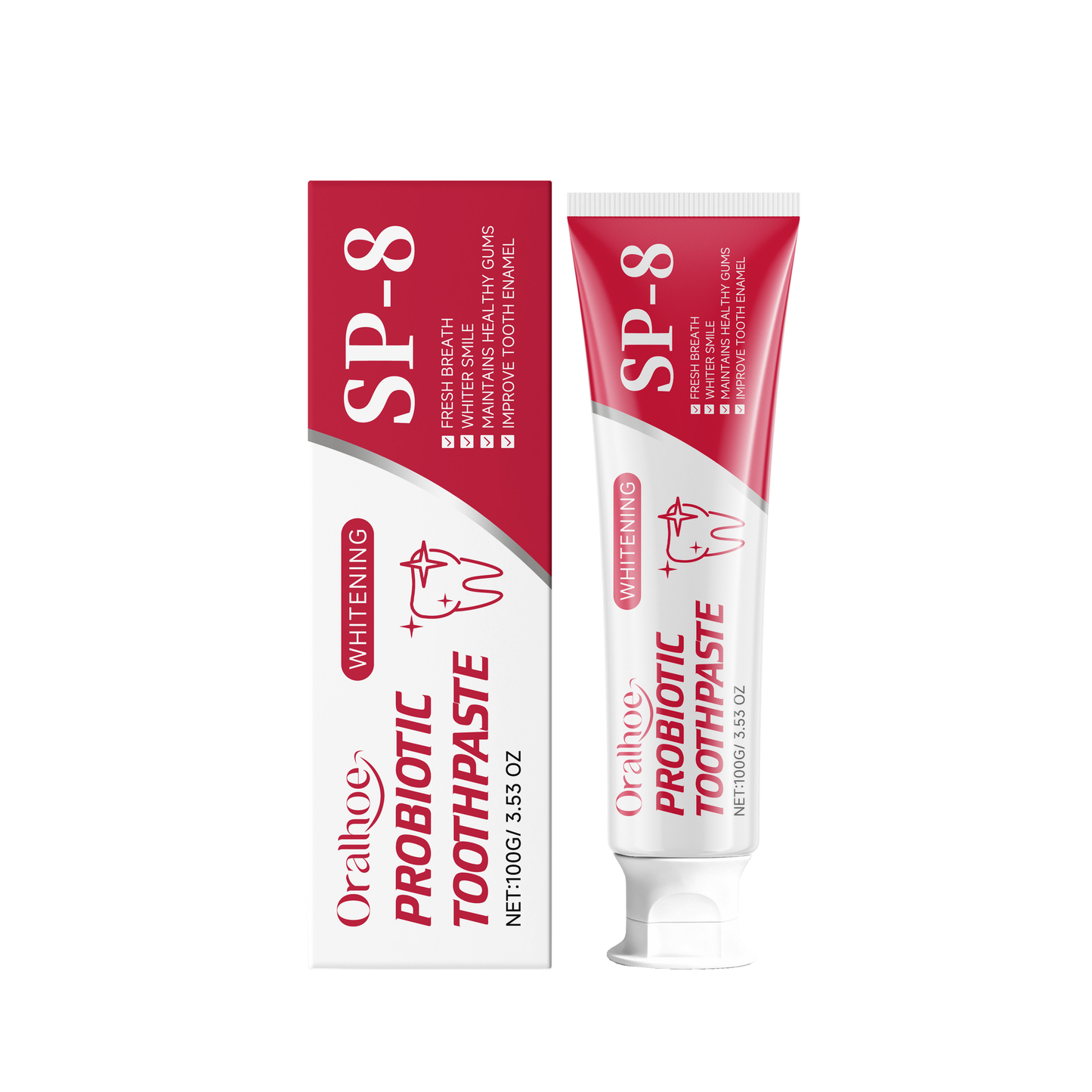 Oralhoe Toothpaste - Daily cleaning of food debris and impurities in the oral cavity, freshens breath, maintains tooth radiance, gentle and comfortable-3@OK