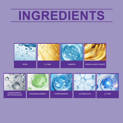 Feimuko Purple Toothpaste - Freshen Breath, Care for Gums, Strengthen Enamel, Daily Oral Cleanliness & Care-CJY